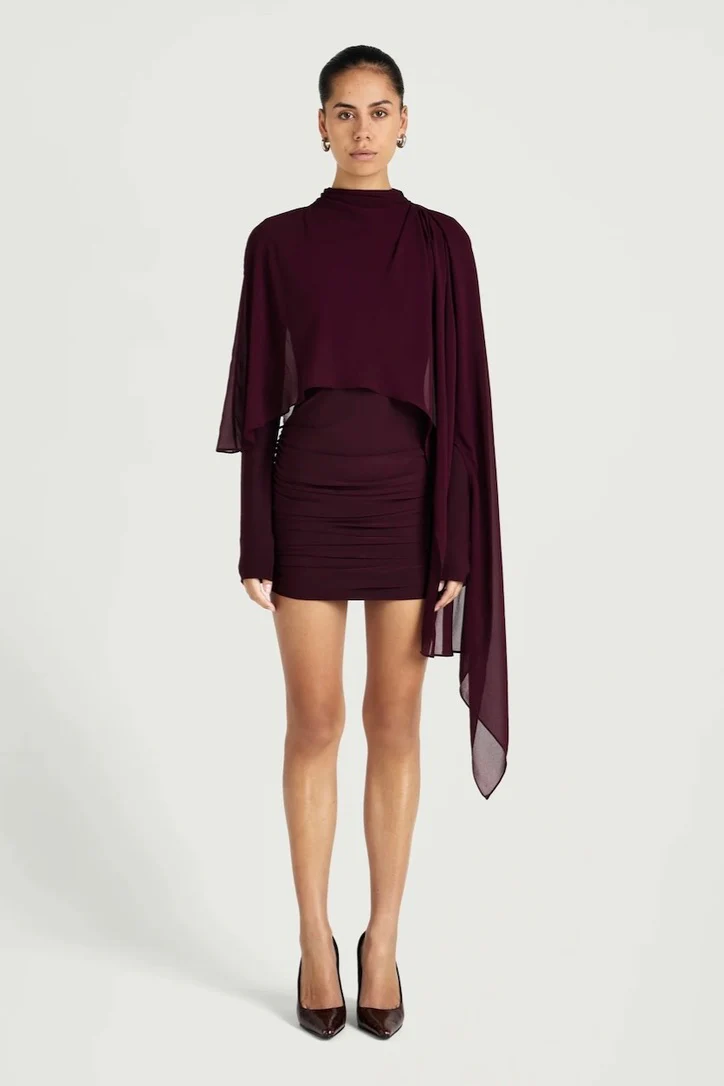 Benni Silas Mini Dress - Grape