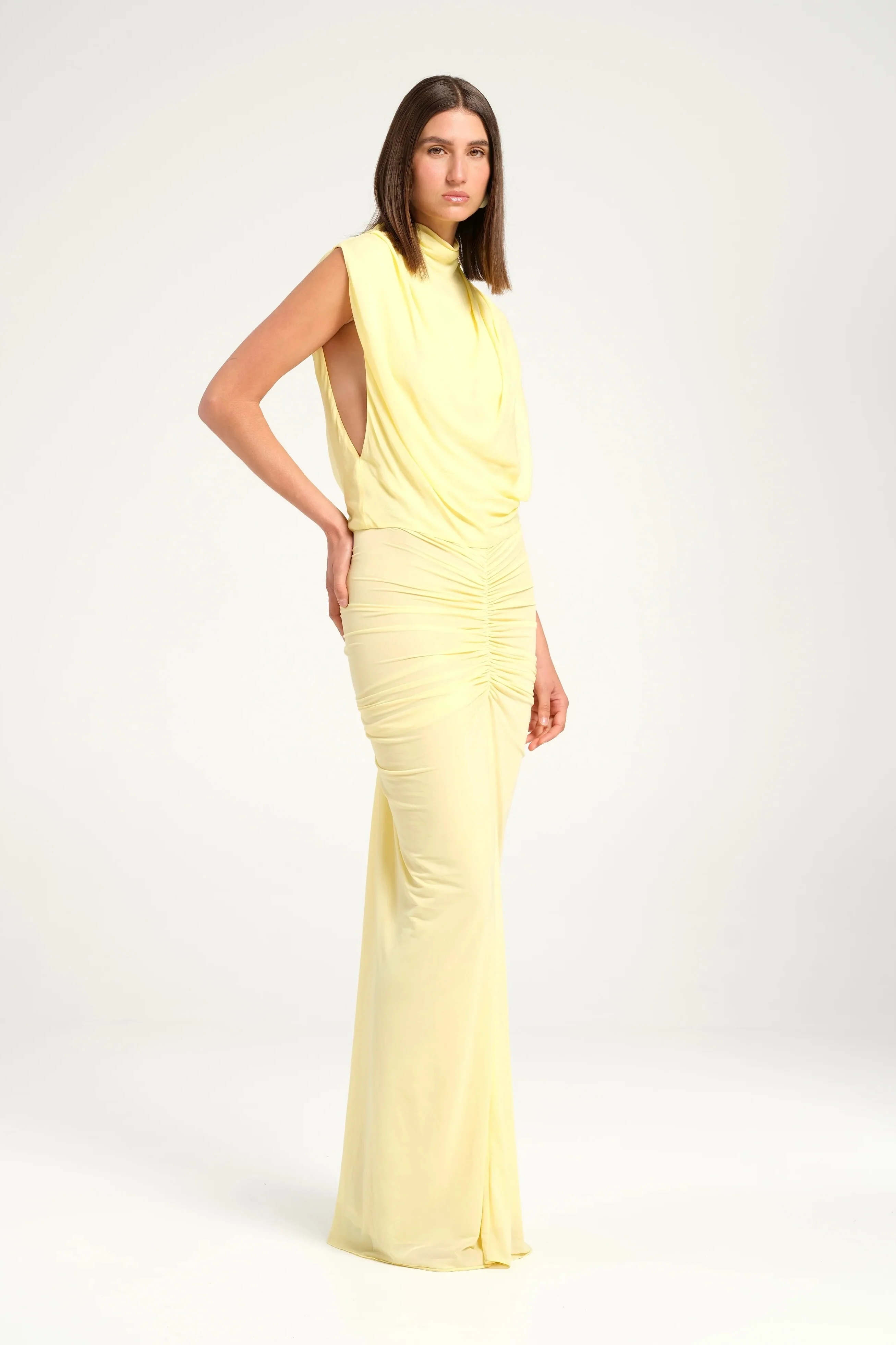 Benni Willow Maxi Dress - Butter - Image 2