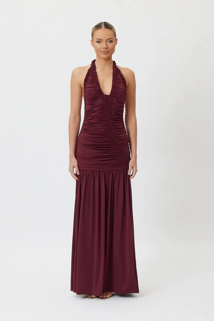 Bianca & Bridgett Corisca Maxi Dress - Wine