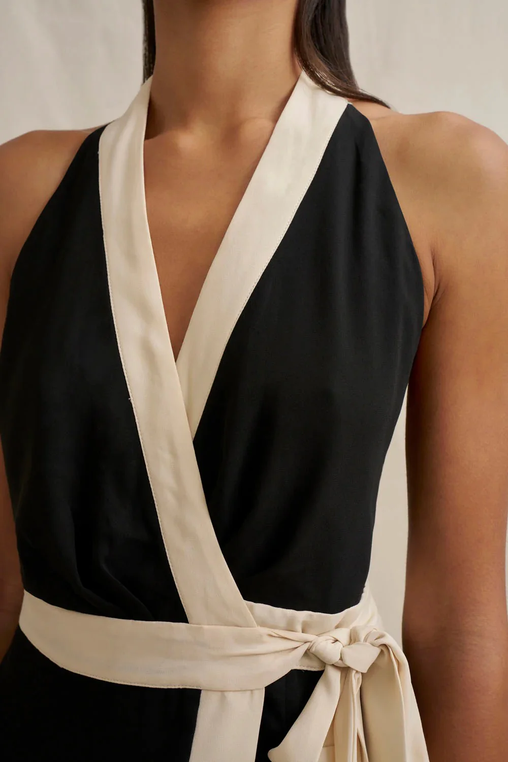 By Johnny Azaria Wrap Mini Dress - Black - Image 2