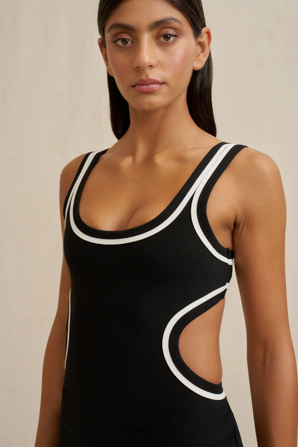 By Johnny Milly Cutout Midi Dress - Black - Image 6