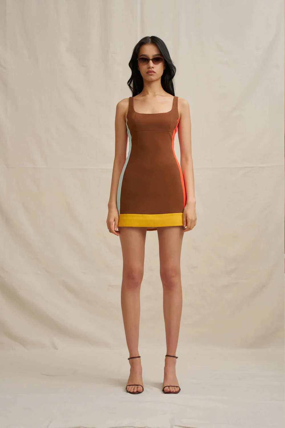 By Johnny Nadia Block Mini Dress - Multi
