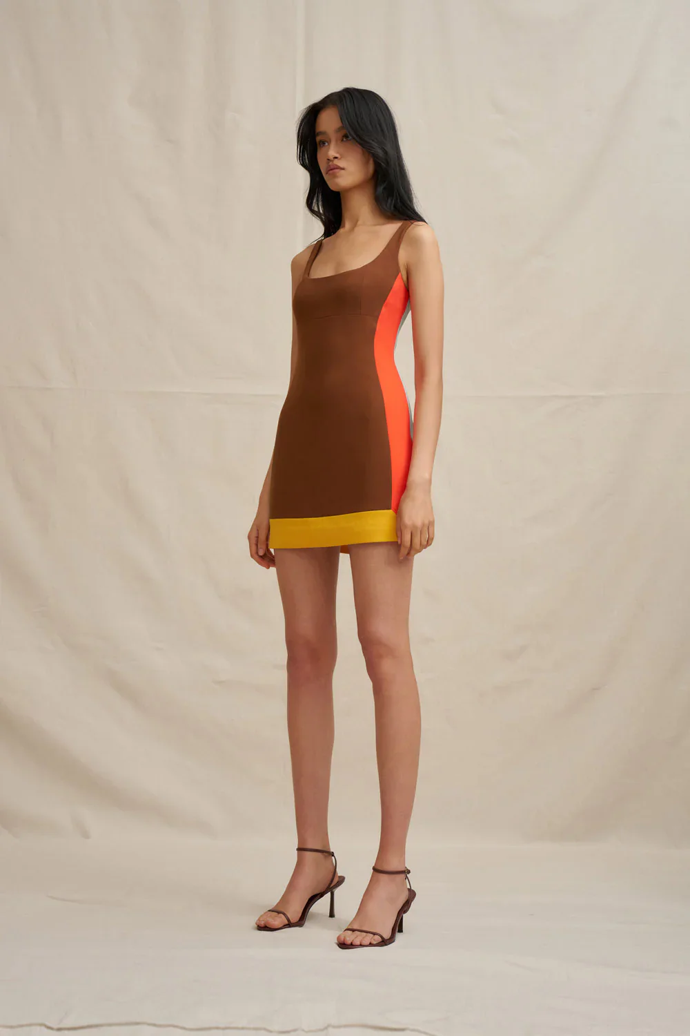 By Johnny Nadia Block Mini Dress - Multi - Image 2