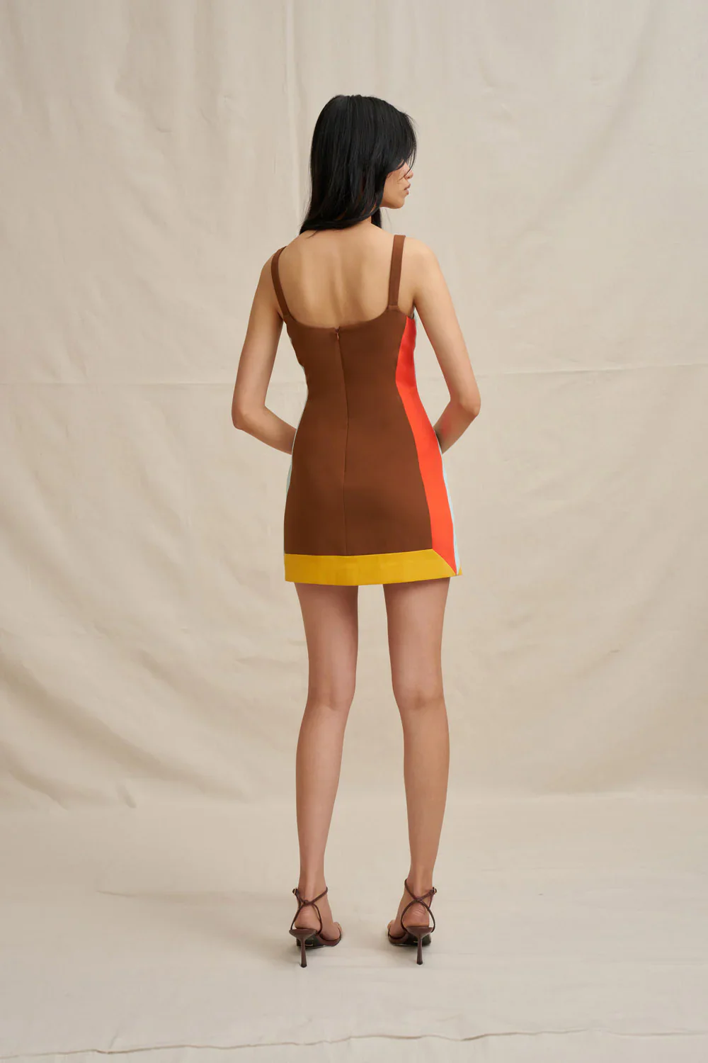 By Johnny Nadia Block Mini Dress - Multi - Image 6