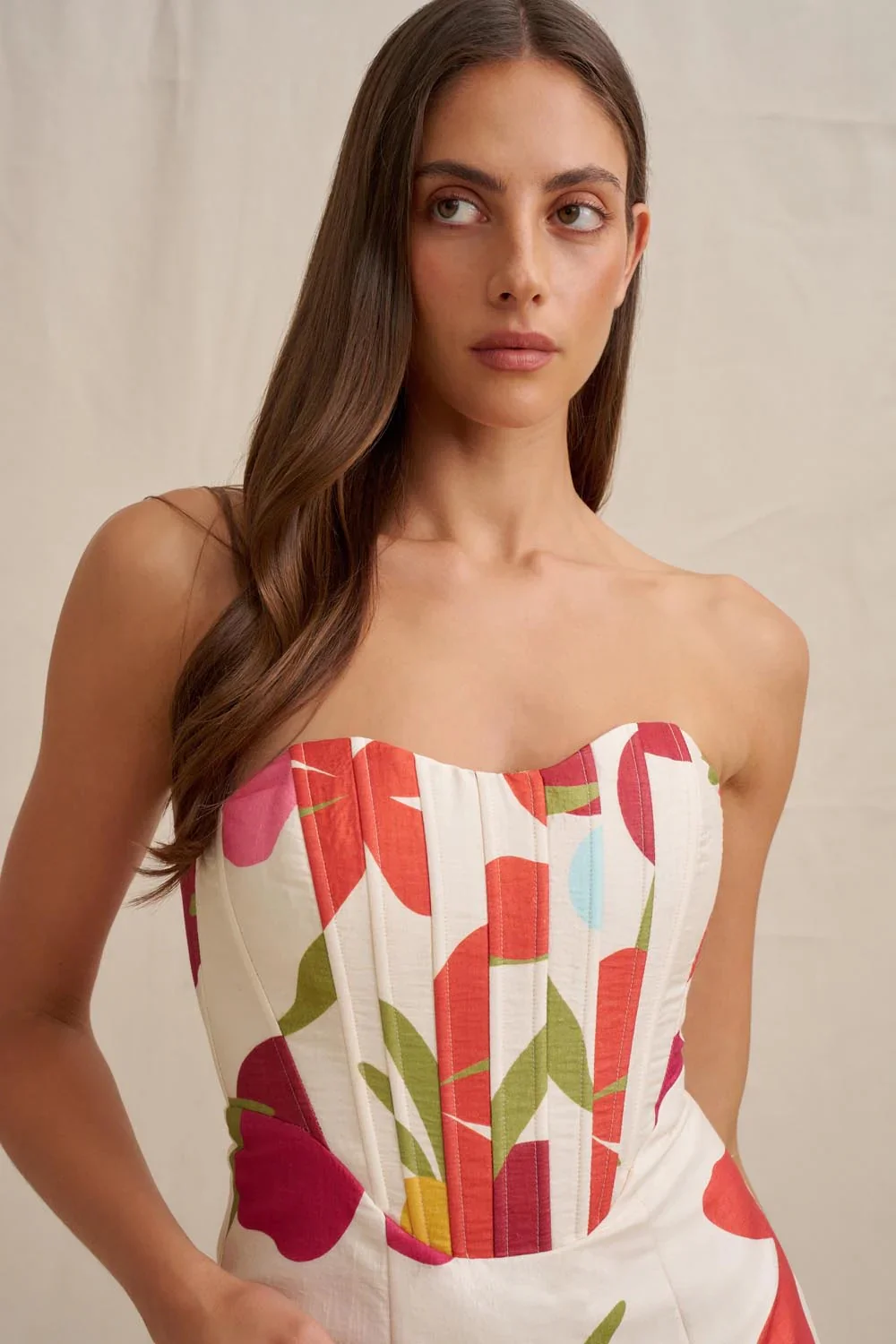 By Johnny Tropicana Corset Mini Dess - Multi - Image 5