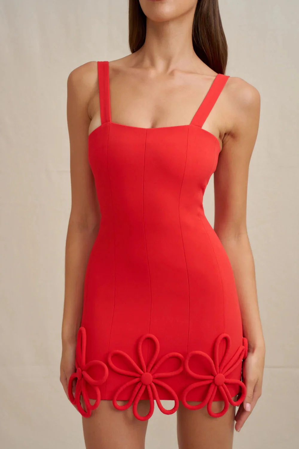 By Johnny Zinnia Mini Dress - Red - Image 5