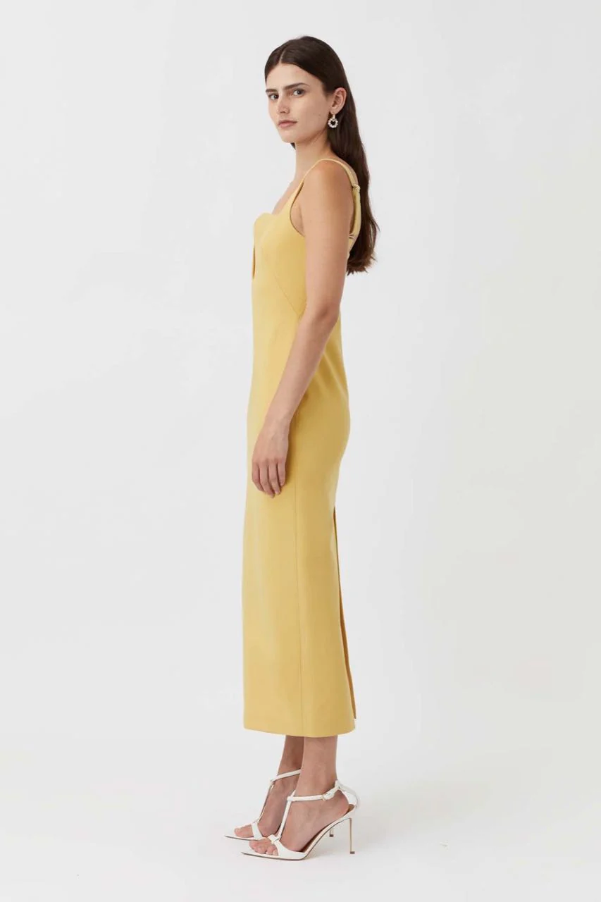 Camilla & Marc Brixton Dress - Mustard - Image 2