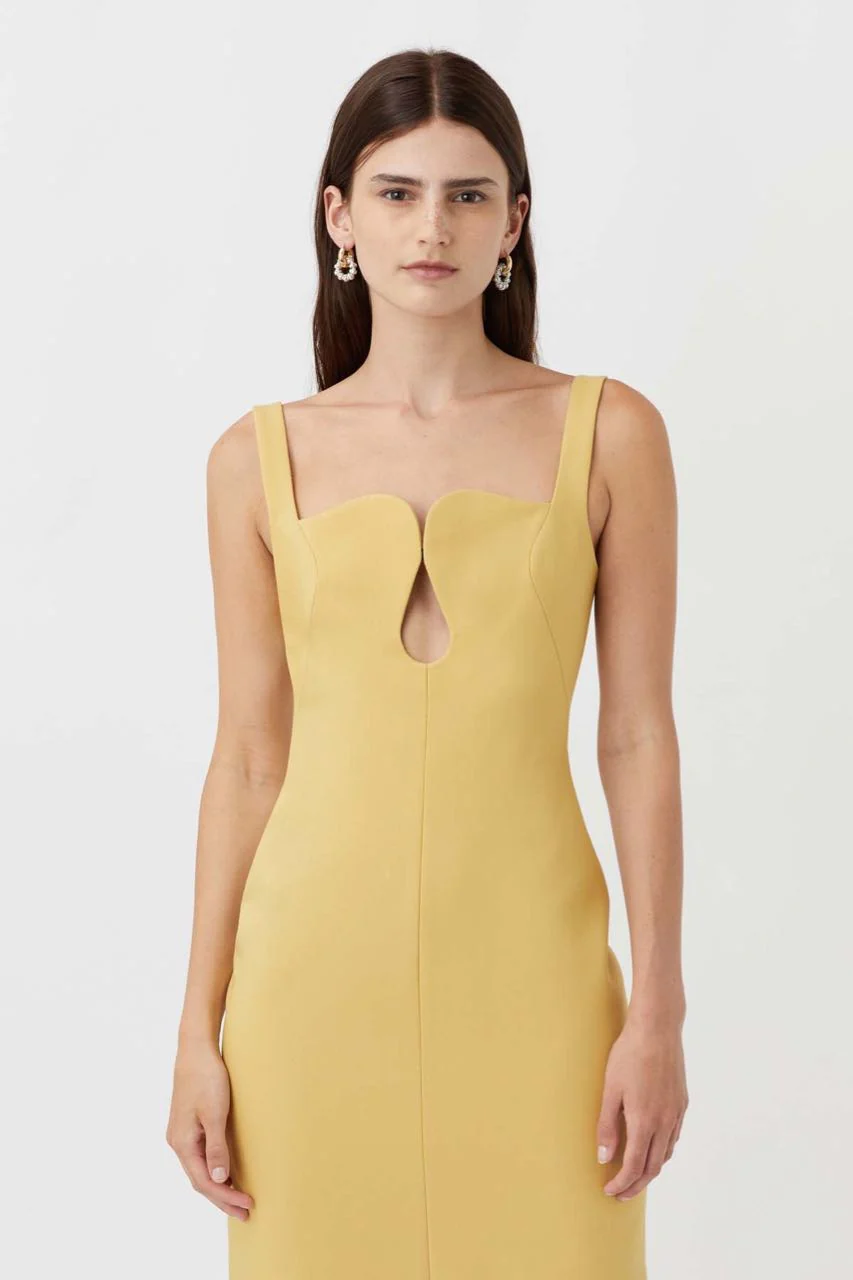 Camilla & Marc Brixton Dress - Mustard - Image 3