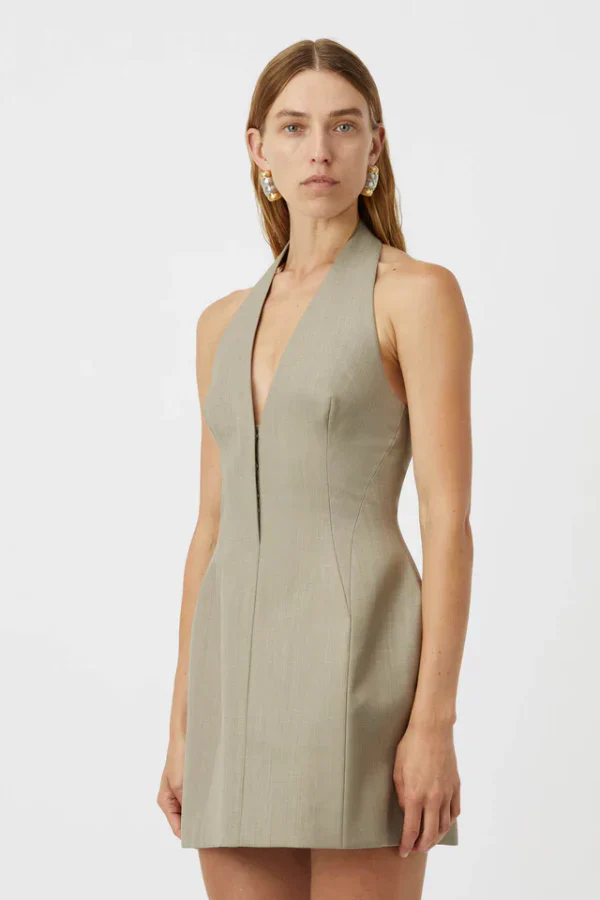 Camilla & Marc Pompidou Dress - Olive Marle - Image 3