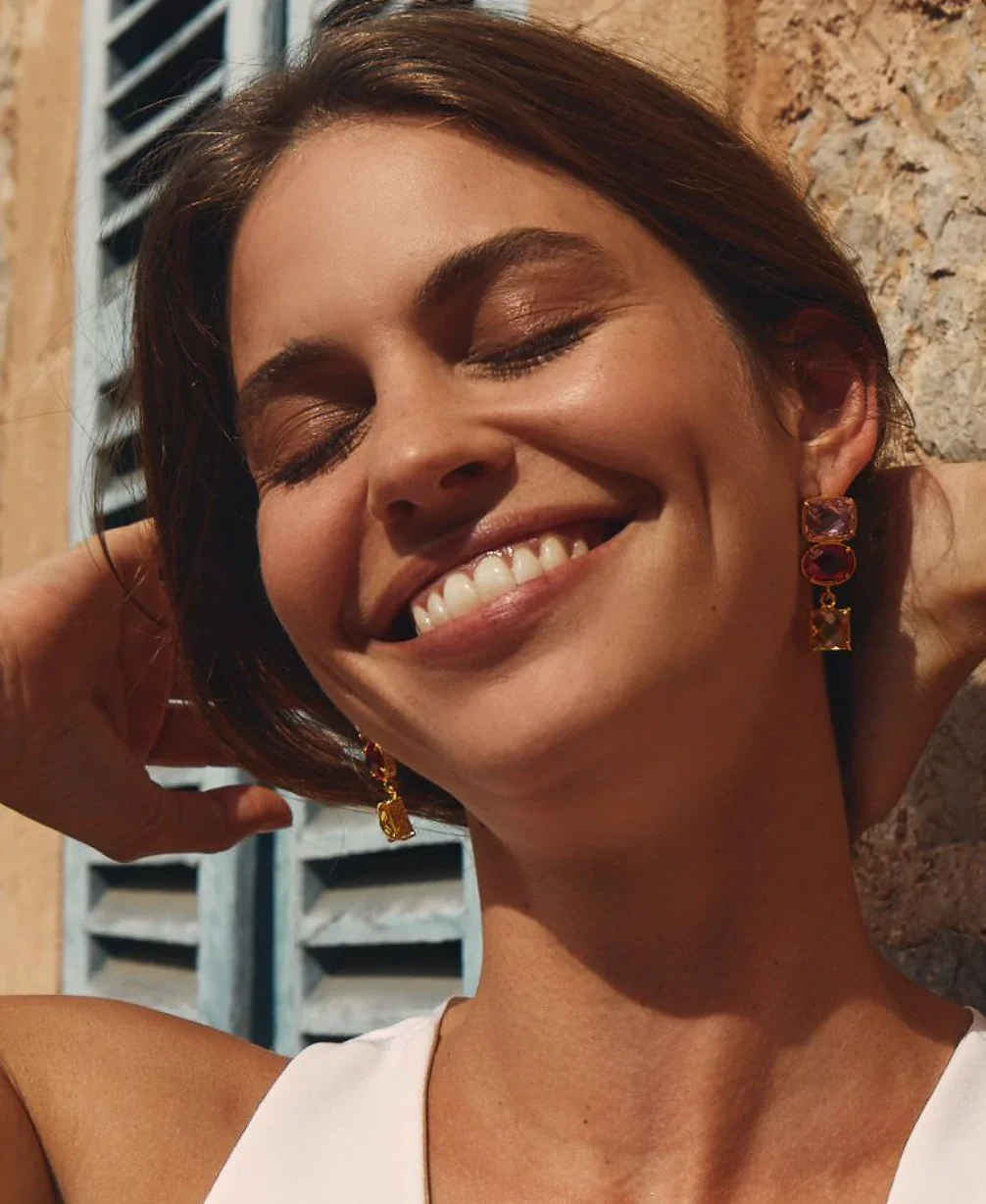 Christie Nicolaides Giovanna Earrings - Pink - Image 3