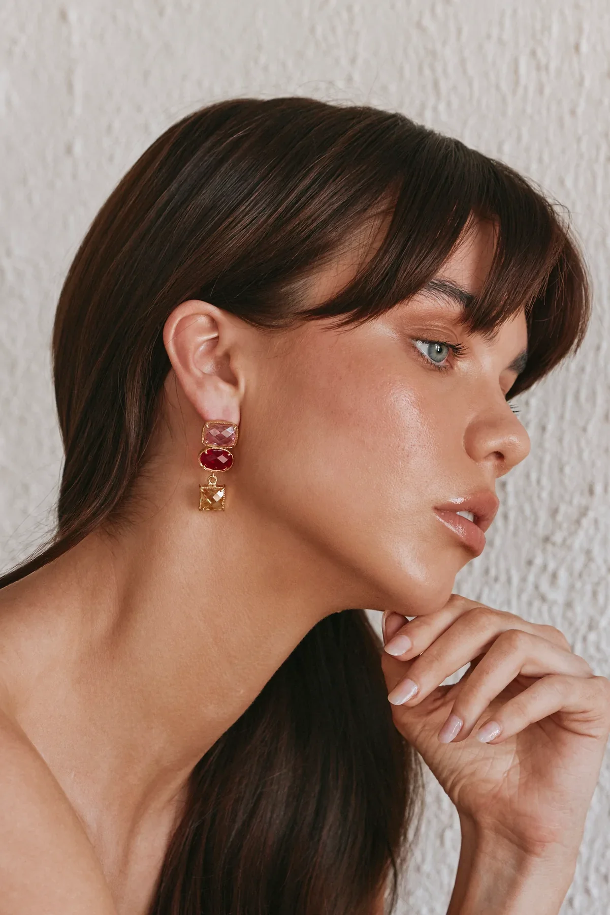 Christie Nicolaides Giovanna Earrings - Pink - Image 5