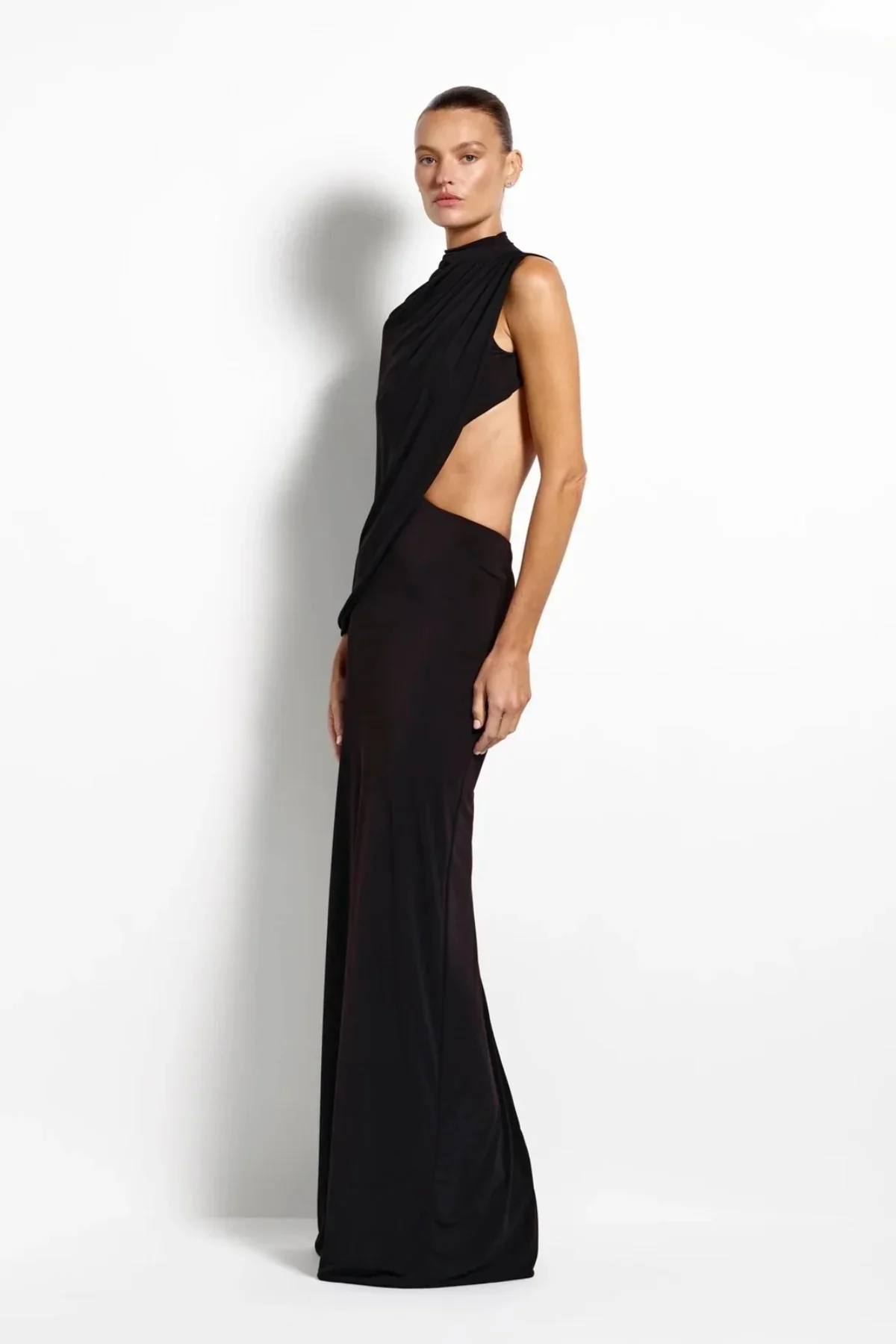 Effie Kats Aleksi Gown - Black - Image 2