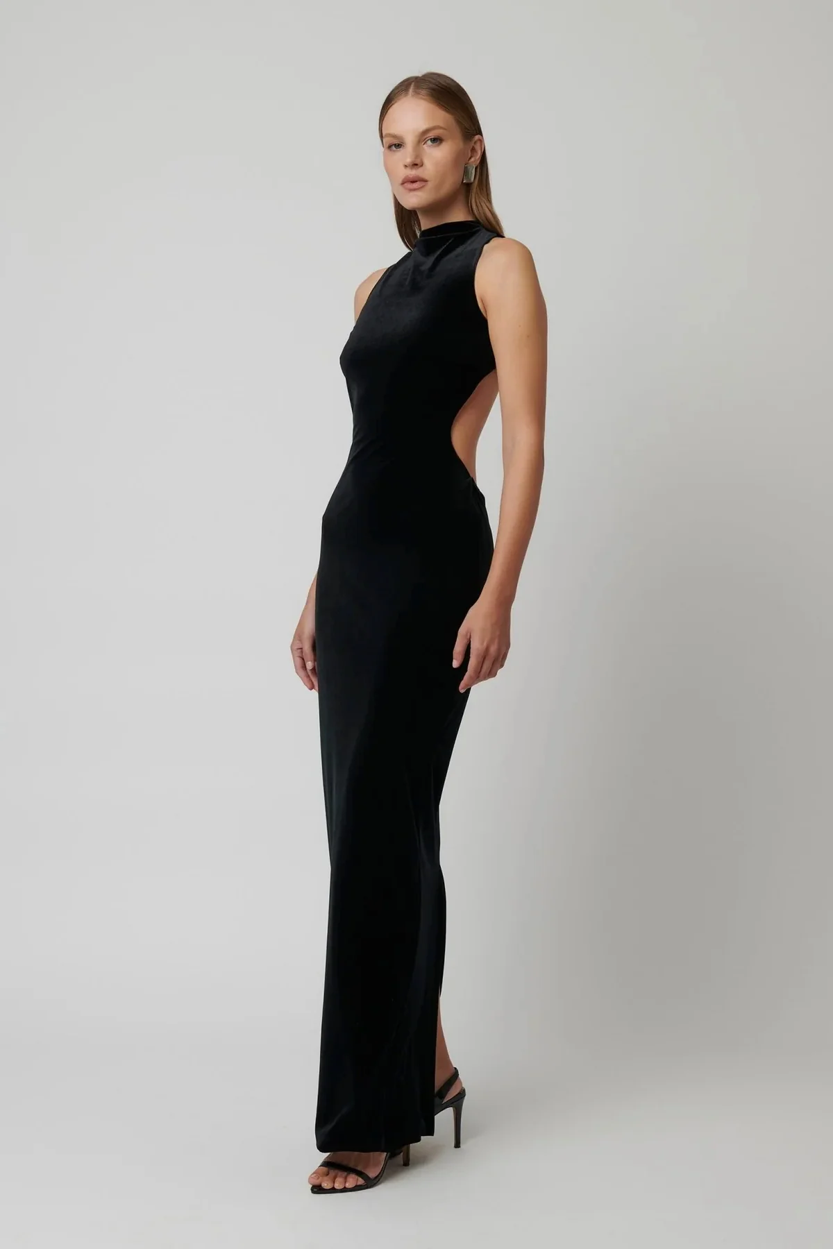 Effie Kats Ambre Gown - Black Velvet - Image 2