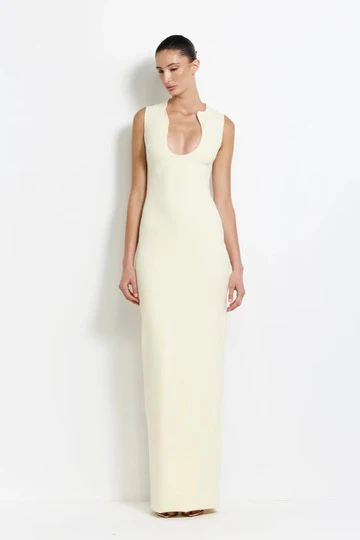 Effie Kats Bloom Gown - Lemon
