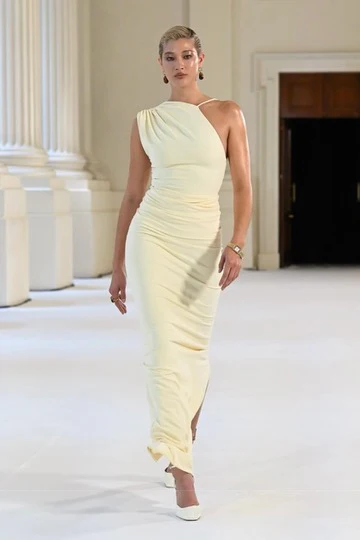 Effie Kats Greer Gown - Lemon - Image 2