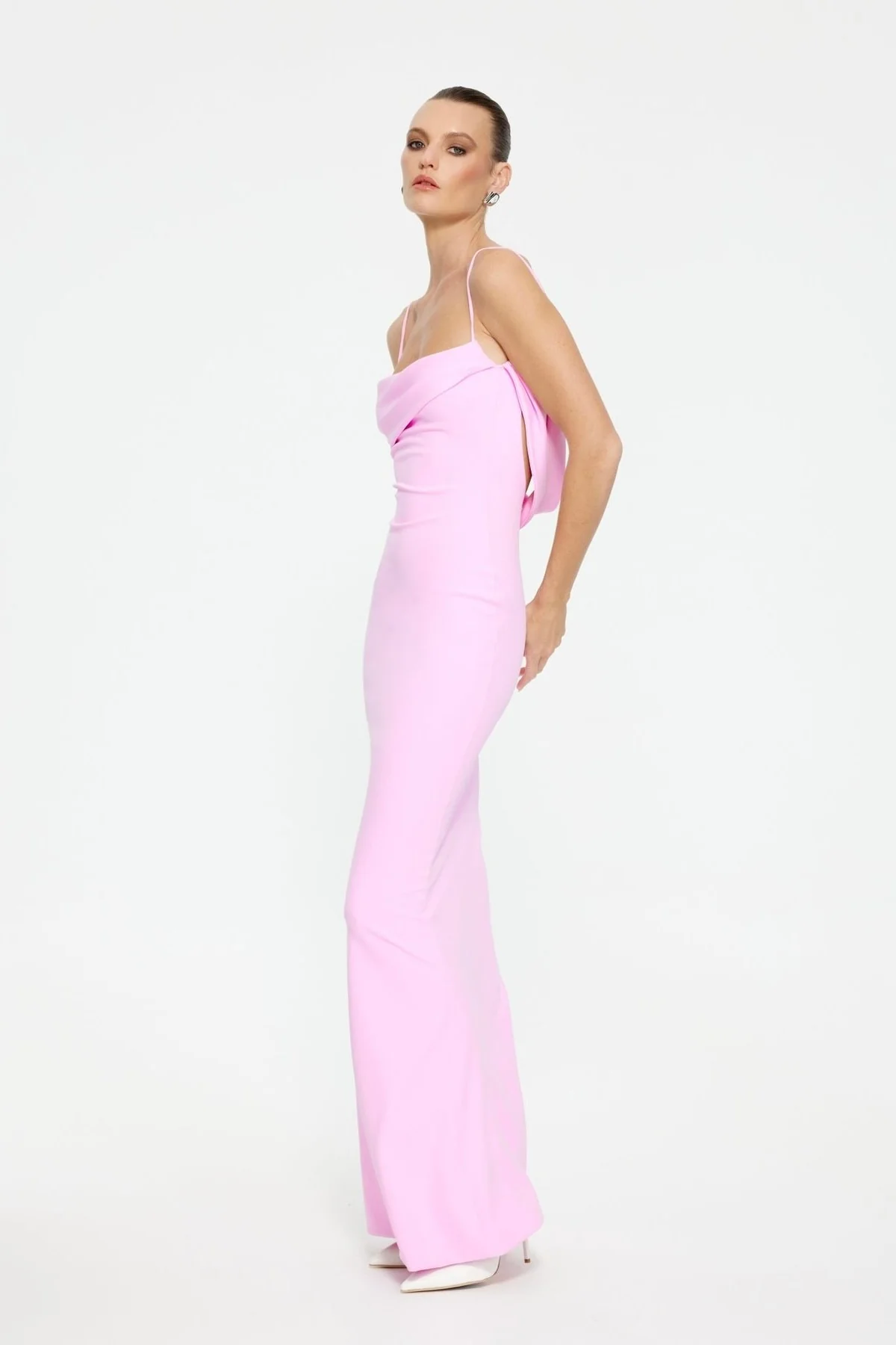 Effie Kats Havilland Gown - Taffy Pink - Image 3