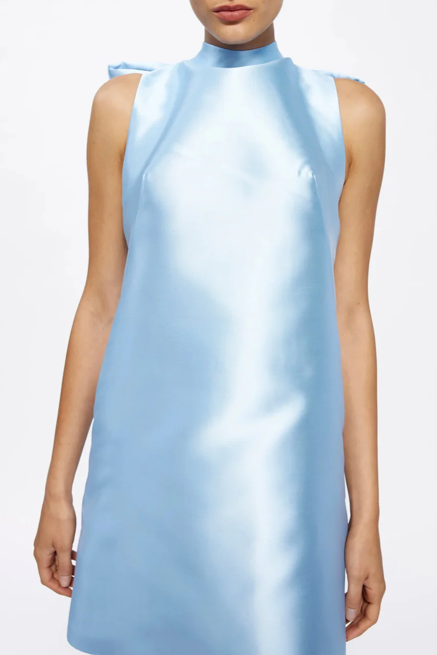 Effie Kats Jorja Mini Dress - Cornflower Blue - Image 2
