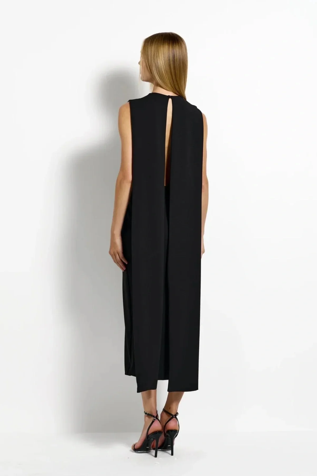 Effie Kats Kaya Midi Dress - Black - Image 4