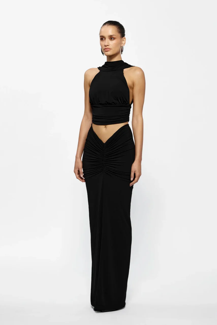 Effie Kats Kayson Maxi Skirt - Black - Image 2