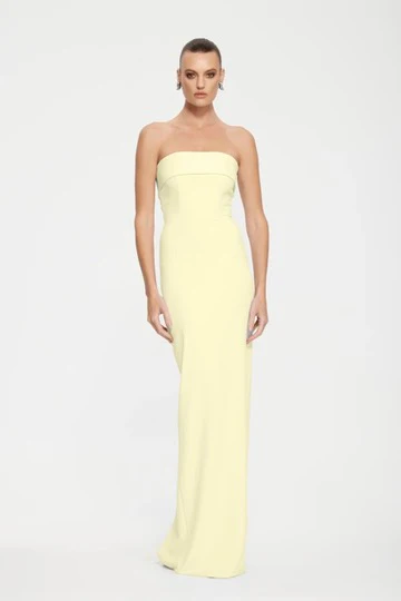 Effie Kats Monroe Gown - Lemon