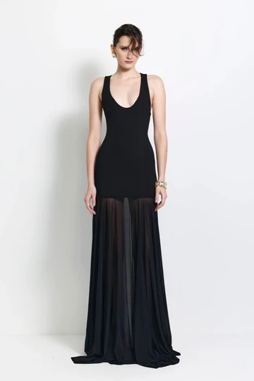 Effie Kats Odessa Gown - Black