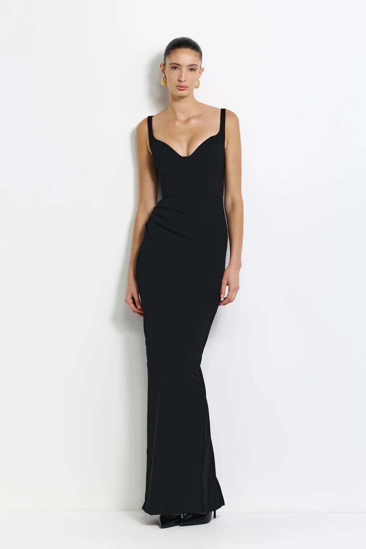 Effie Kats Pearl Gown - Black