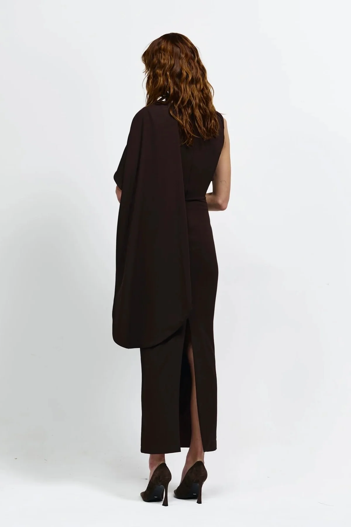 Effie Kats Romi Dress - Coffee - Image 5