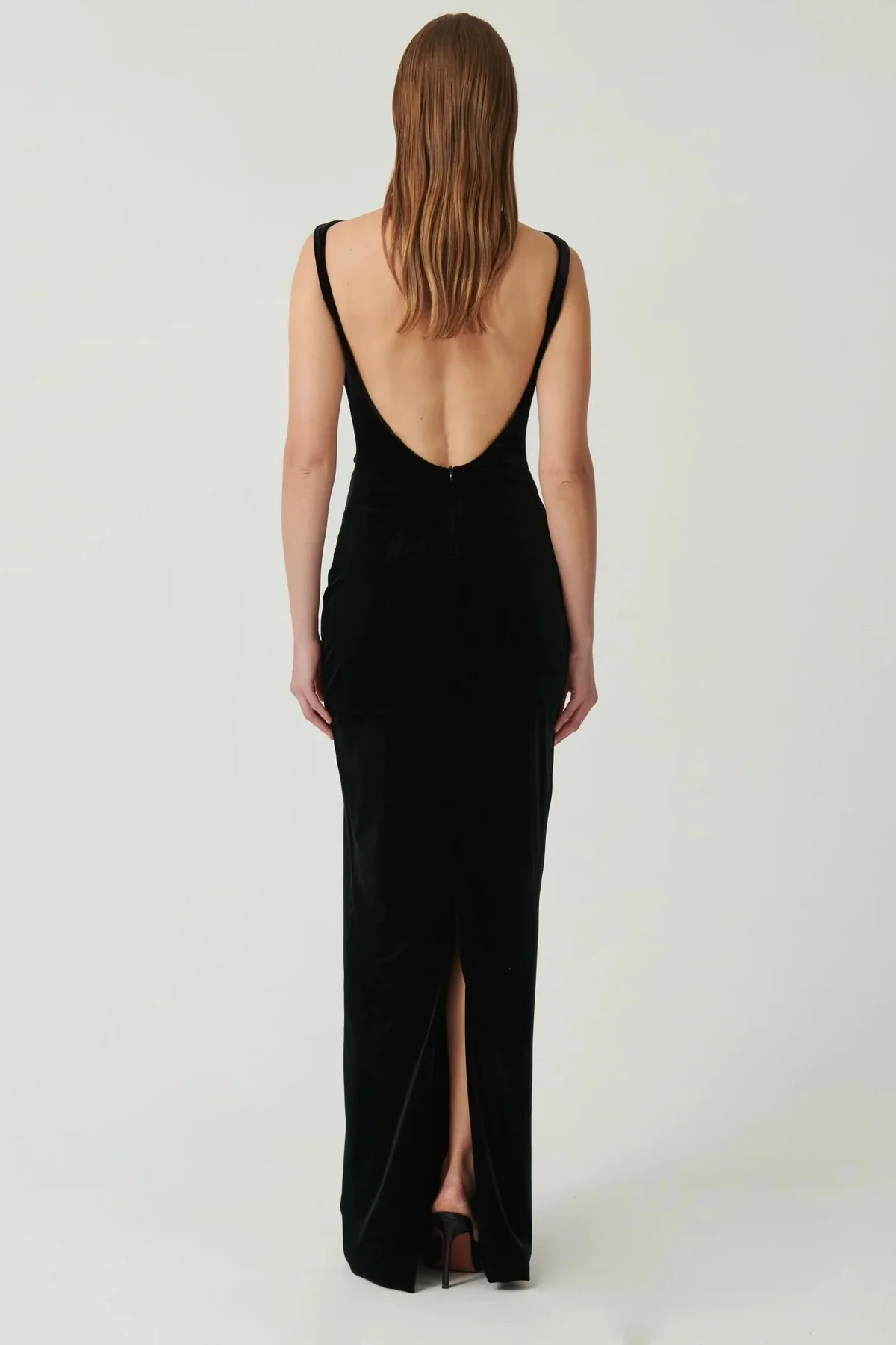 Effie Kats Verona Gown - Black Velvet - Image 5