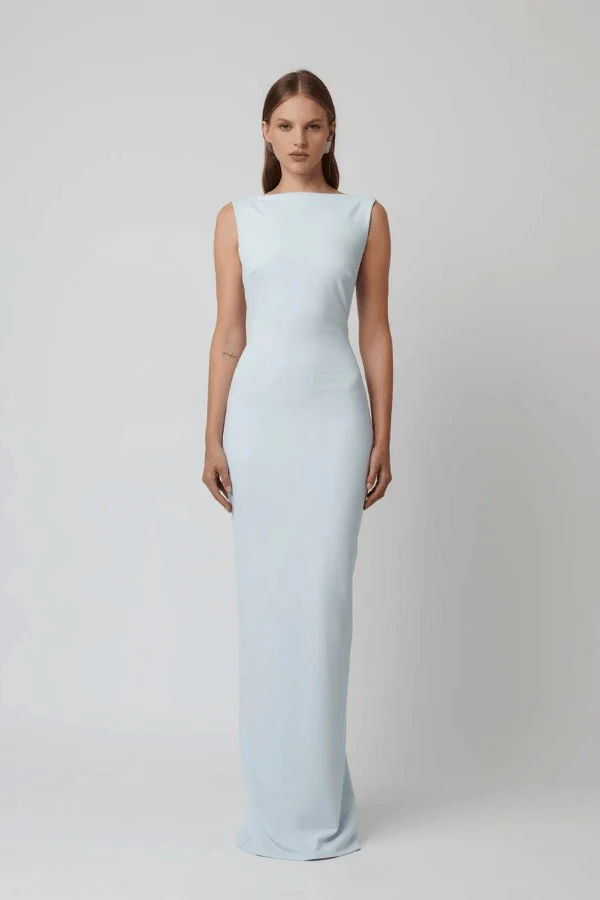 Effie Kats Verona Gown - Ice Blue