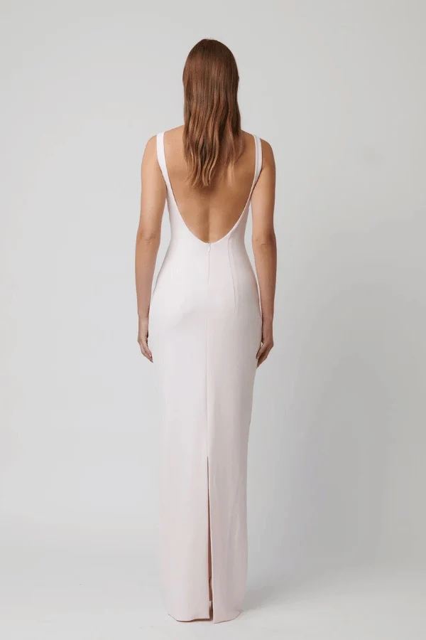 Effie Kats Verona Gown - Ice Pink - Image 4