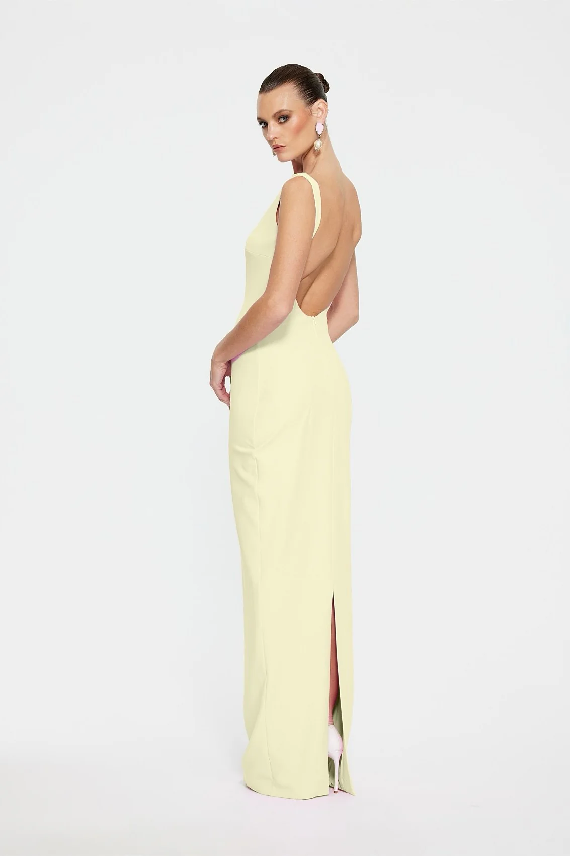 Effie Kats Verona Gown - Lemon - Image 2