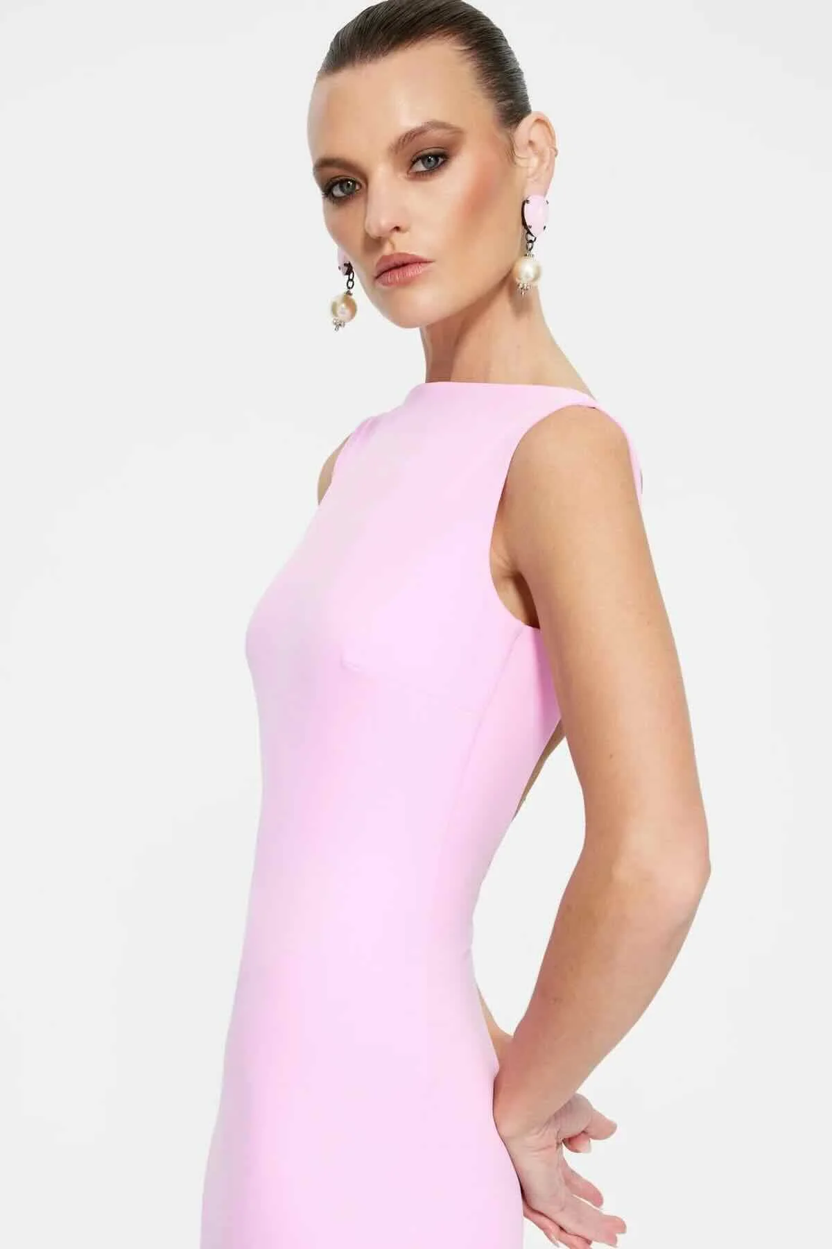 Effie Kats Verona Gown - Taffy Pink - Image 5