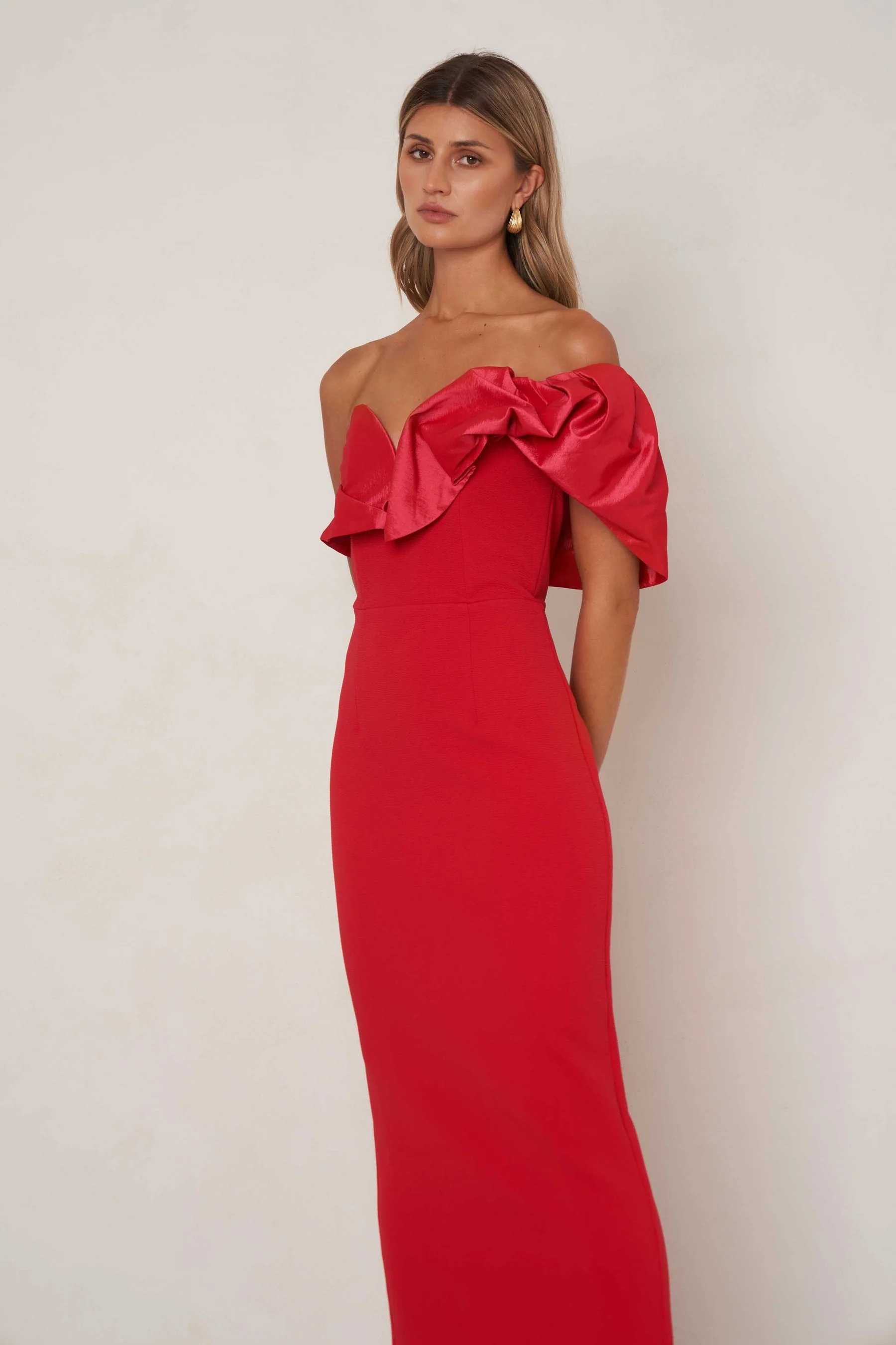 Elle Zeitoune Naomi Dress - Red - Image 3