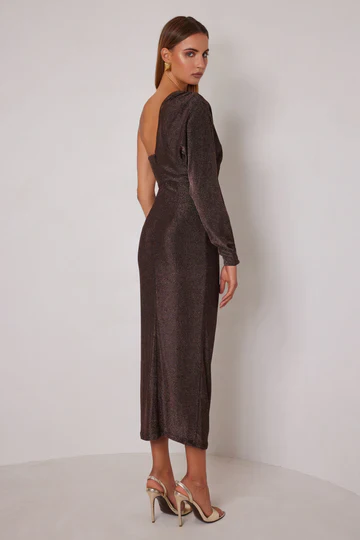 Elle Zeitoune Adeline Maxi Dress - Chocolate - Image 3