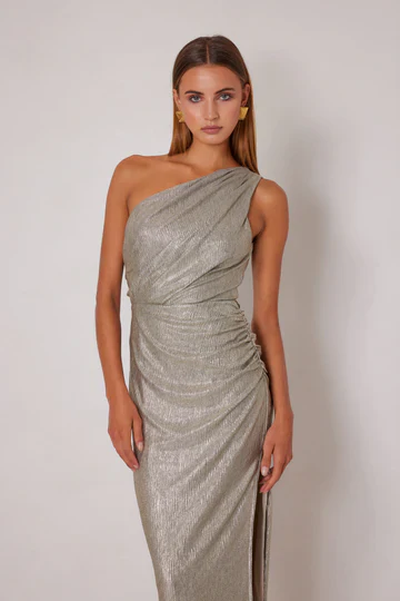 Elle Zeitoune Alanna Maxi Dress - Gold - Image 4