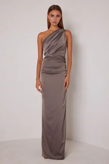 Elle Zeitoune Alanna Maxi Dress - Taupe