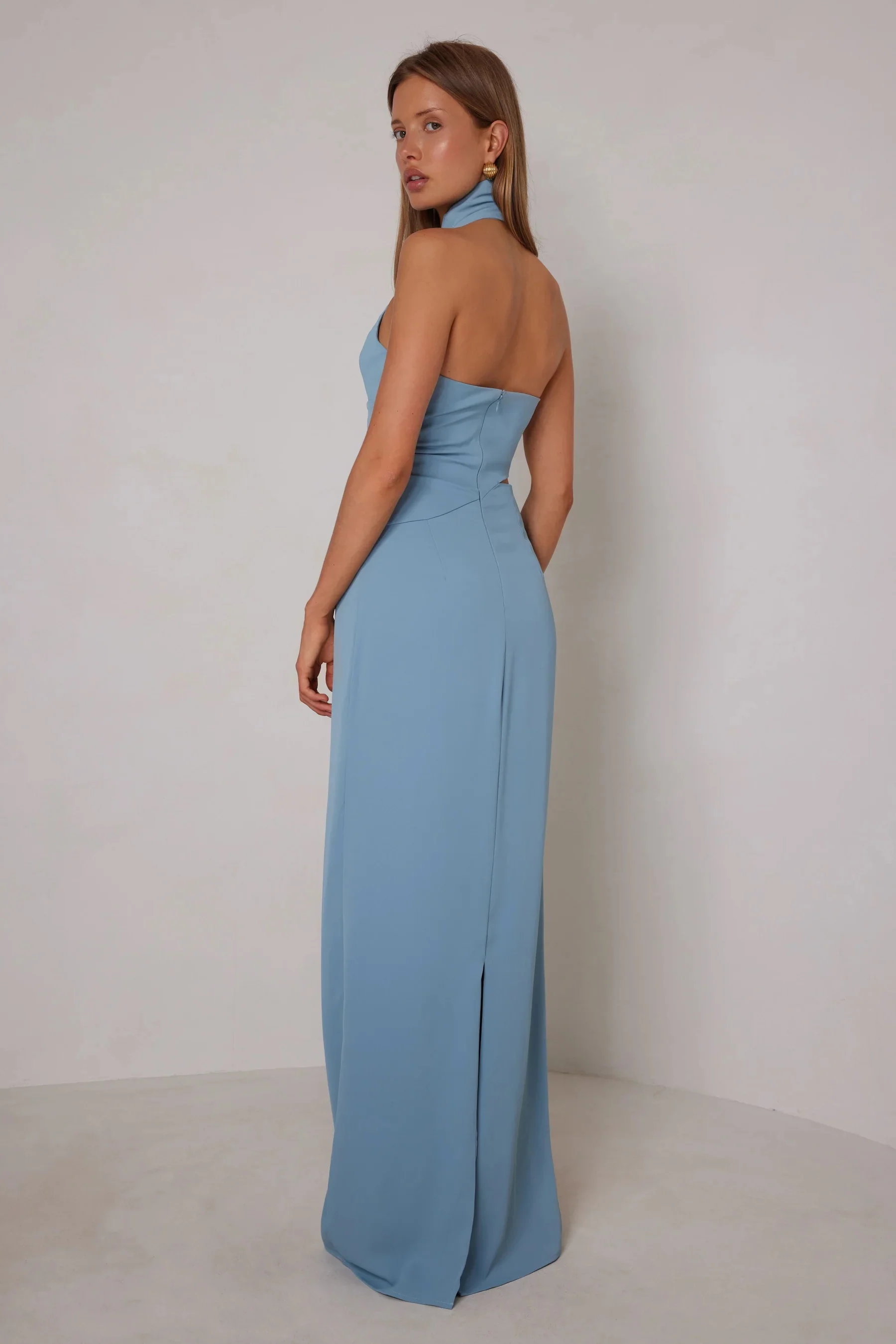 Elle Zeitoune Anisha Dress - Blue Aura - Image 3