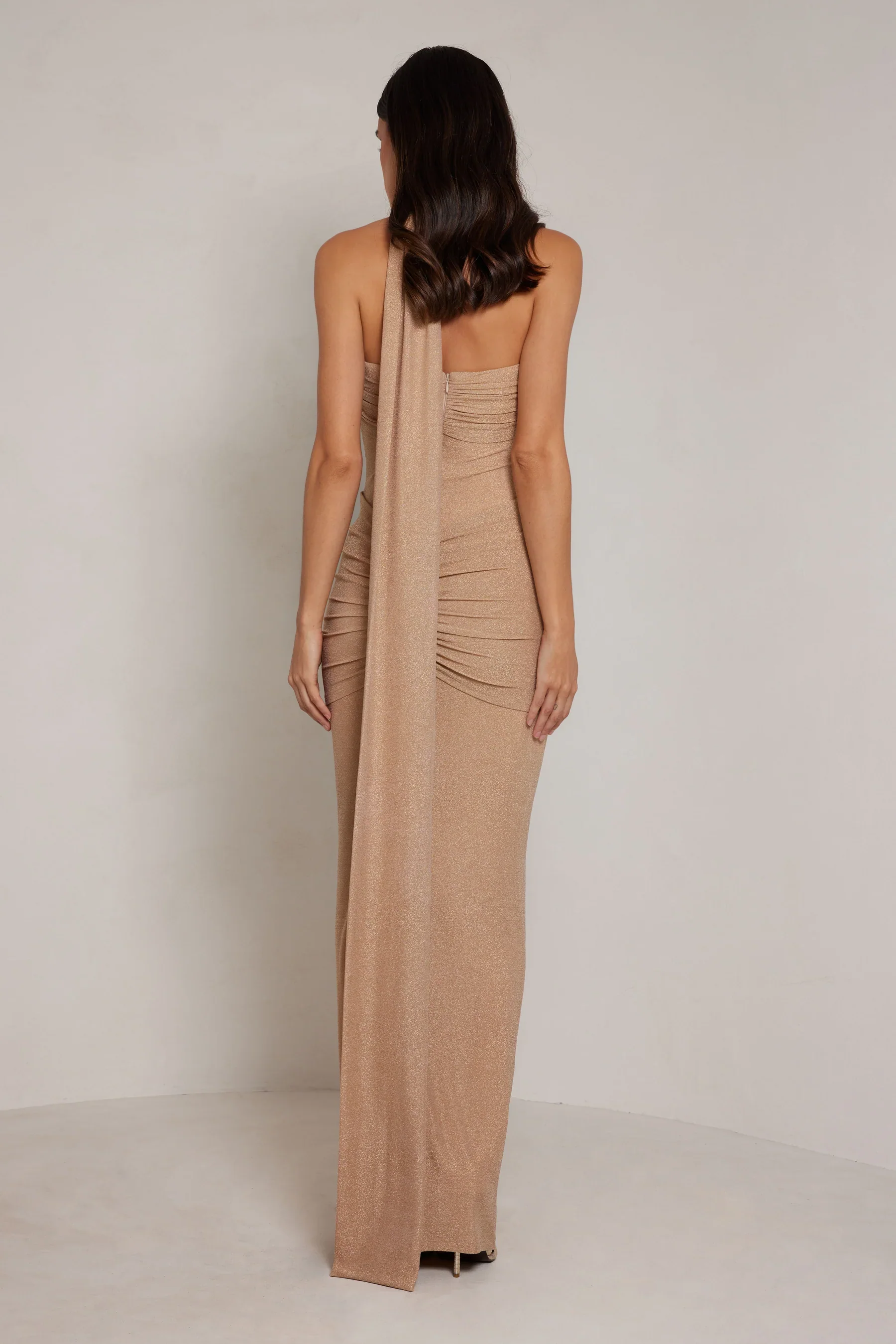 Elle Zeitoune Celeste Dress - Gold - Image 6