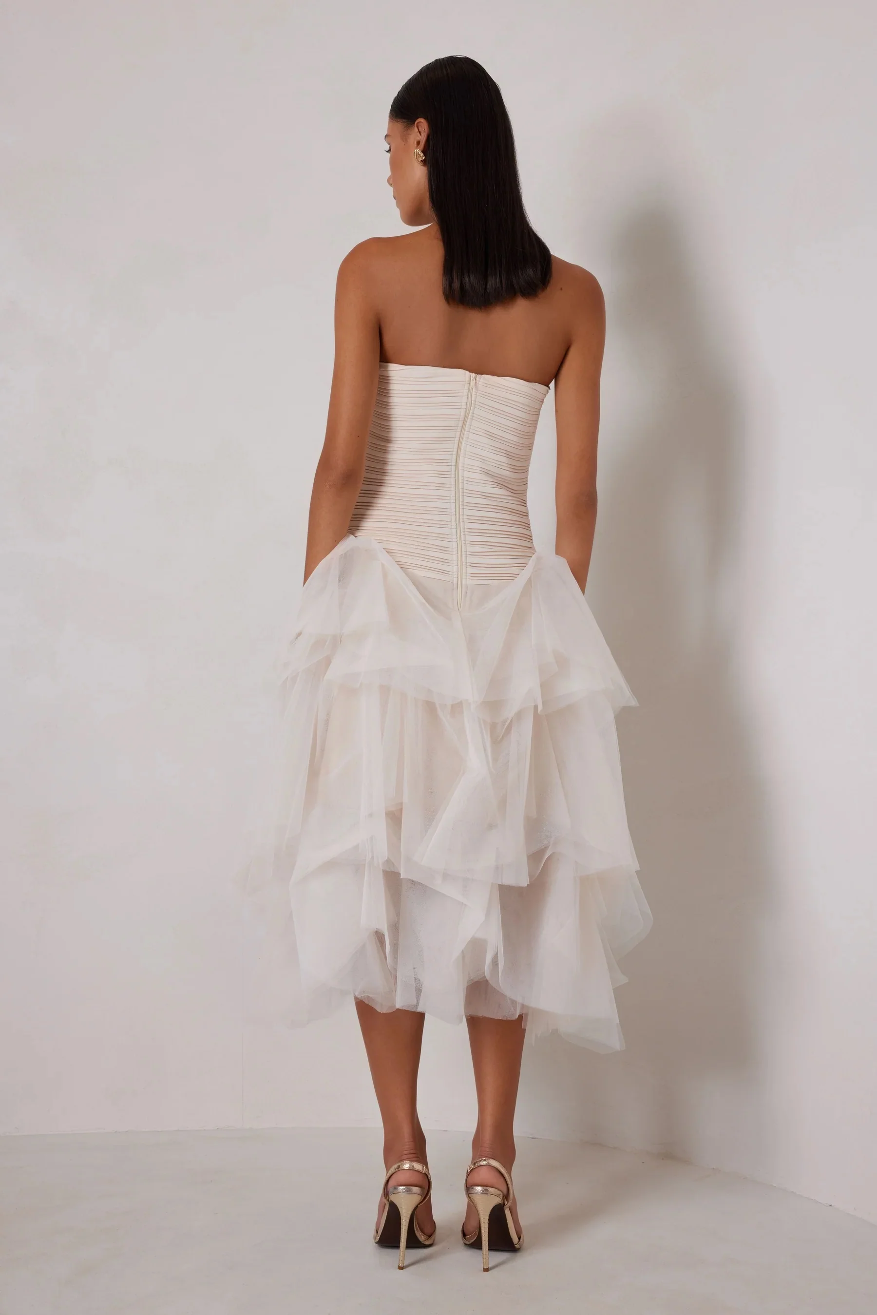 Elle Zeitoune Celine Dress - Ivory - Image 3