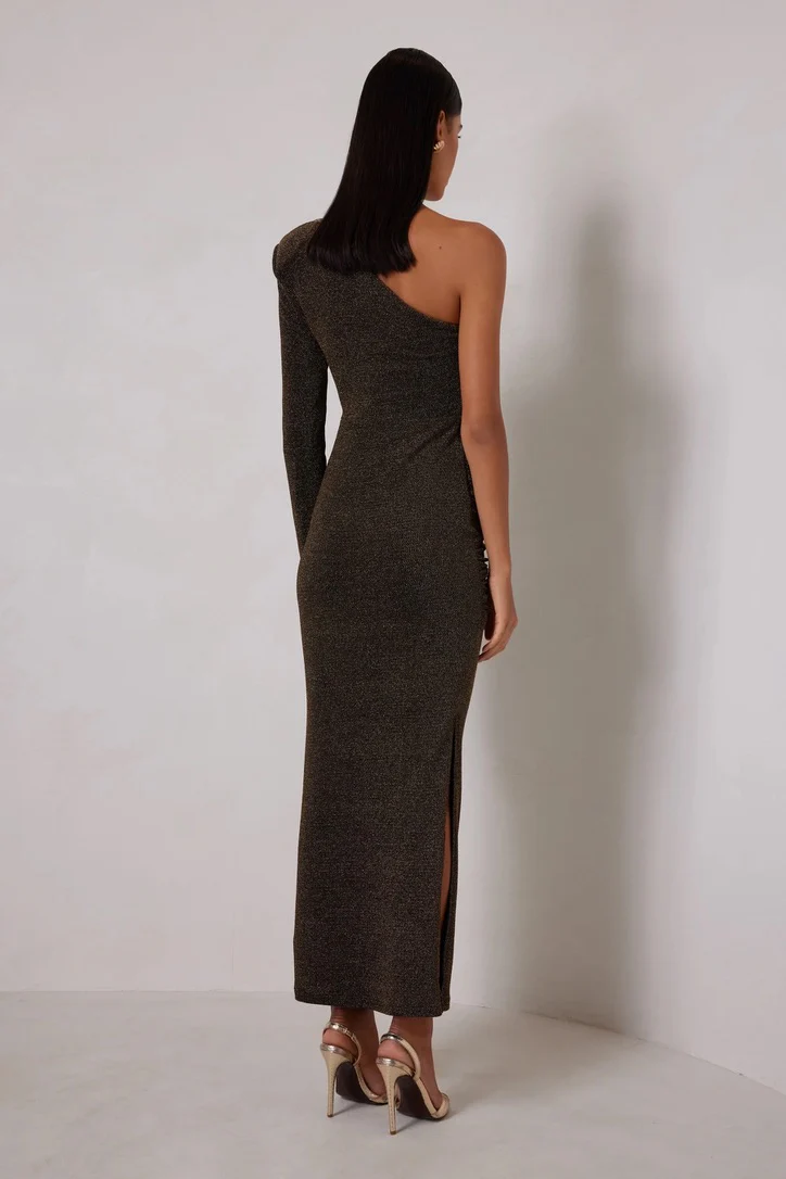 Elle Zeitoune Jane Dress - Black/Gold - Image 3