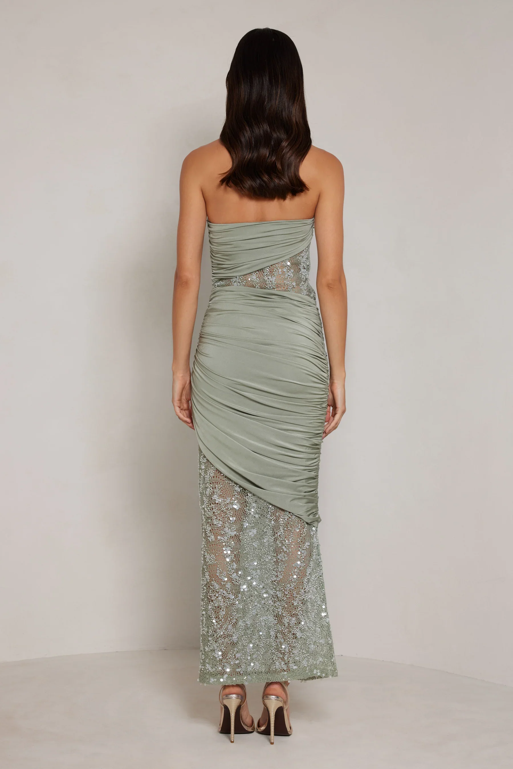 Elle Zeitoune Journee Dress - Sage - Image 5
