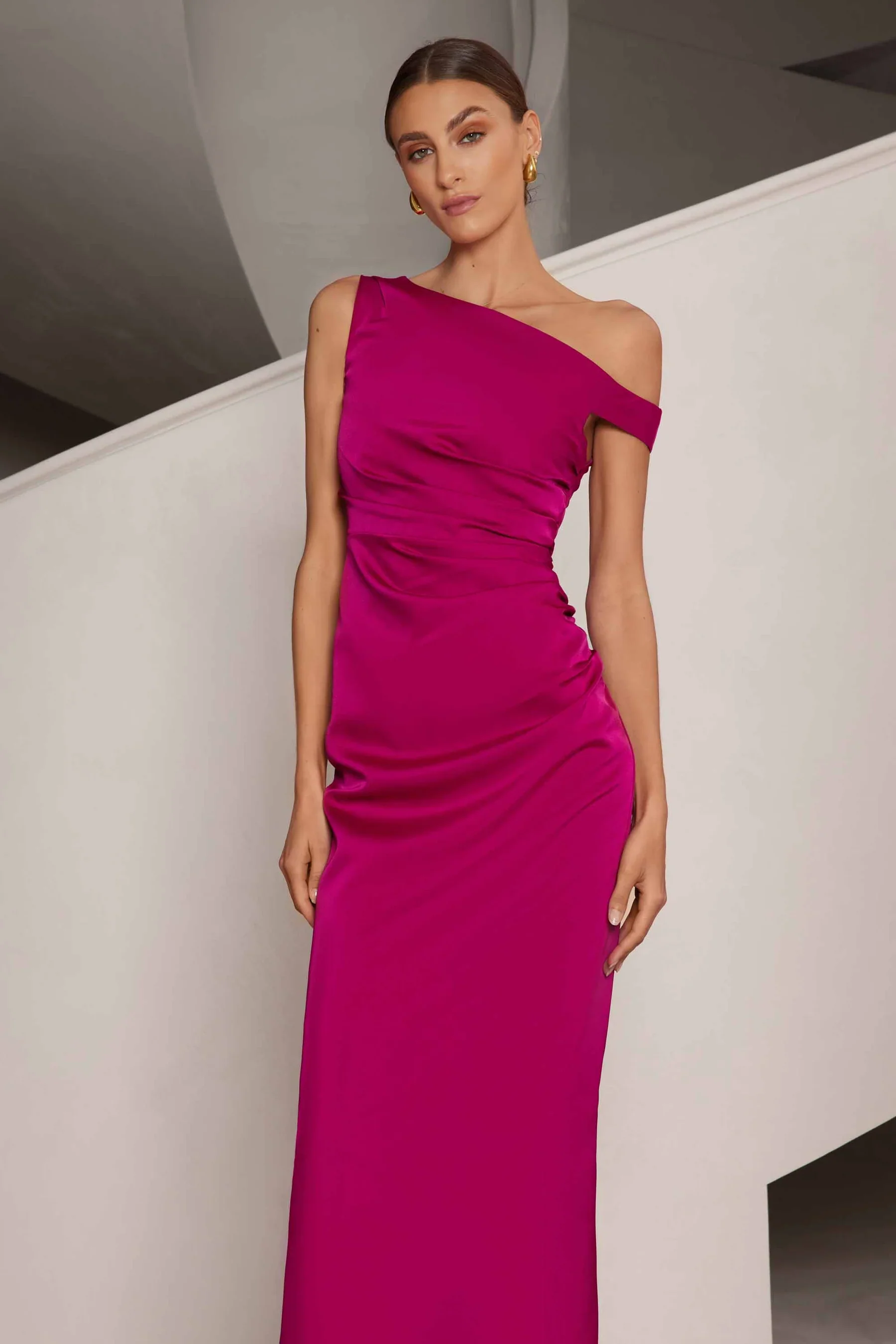 Elle Zeitoune Kaira Dress - Mulberry Pink - Image 2