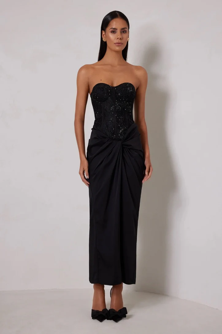 Elle Zeitoune Mabel Dress - Black