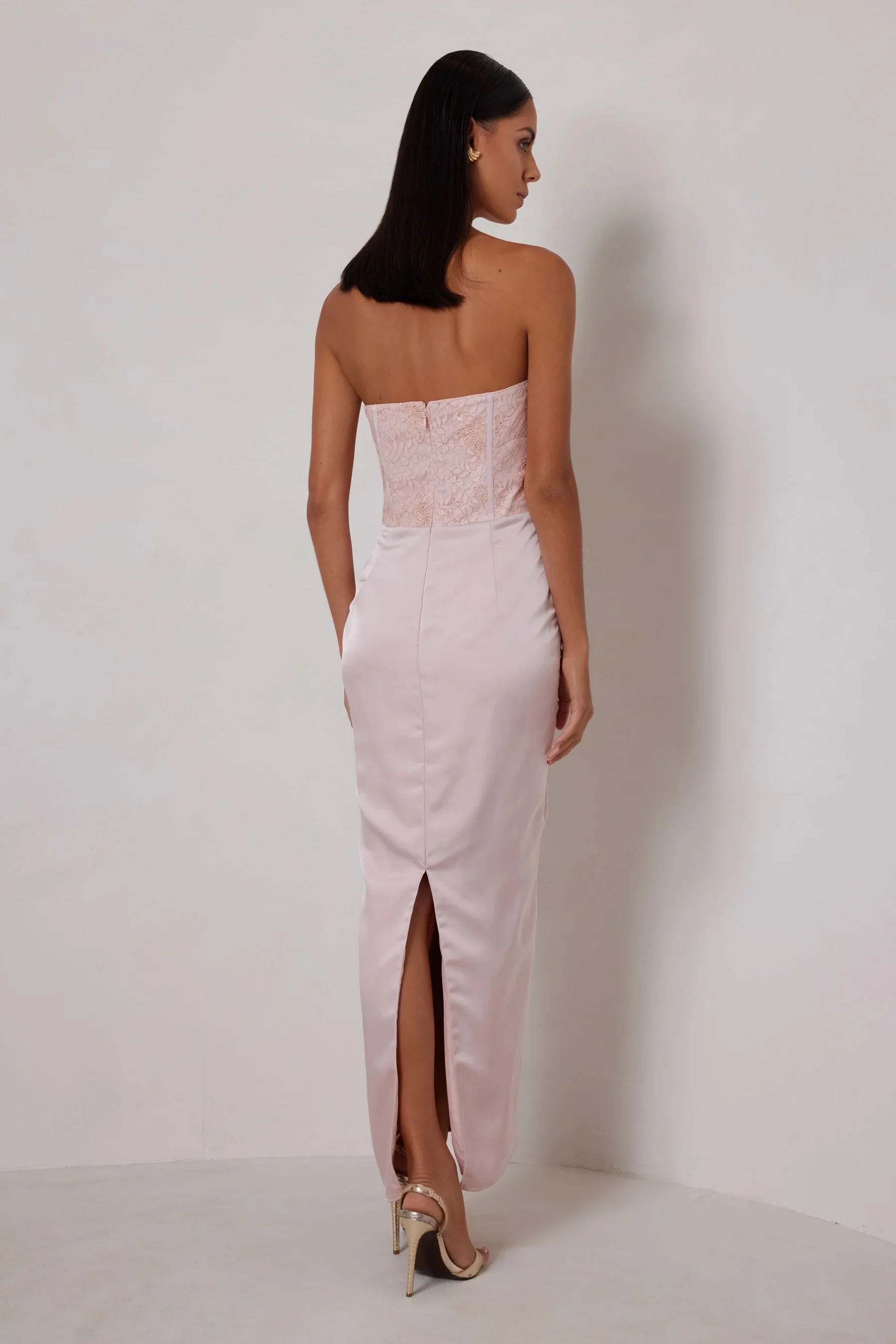 Elle Zeitoune Mabel Dress - Champagne Pink - Image 3