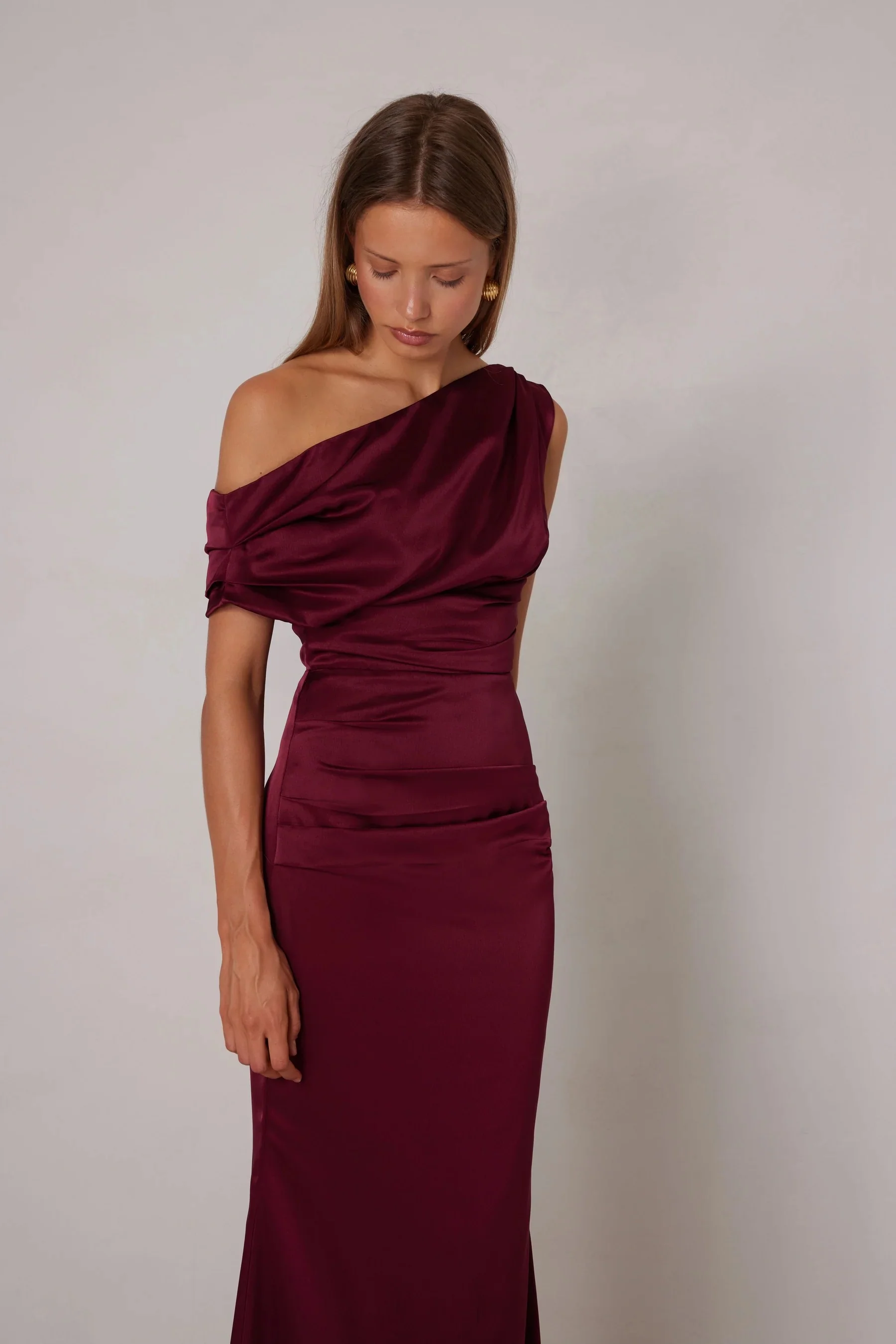 Elle Zeitoune Maximus Dress - Wine - Image 2