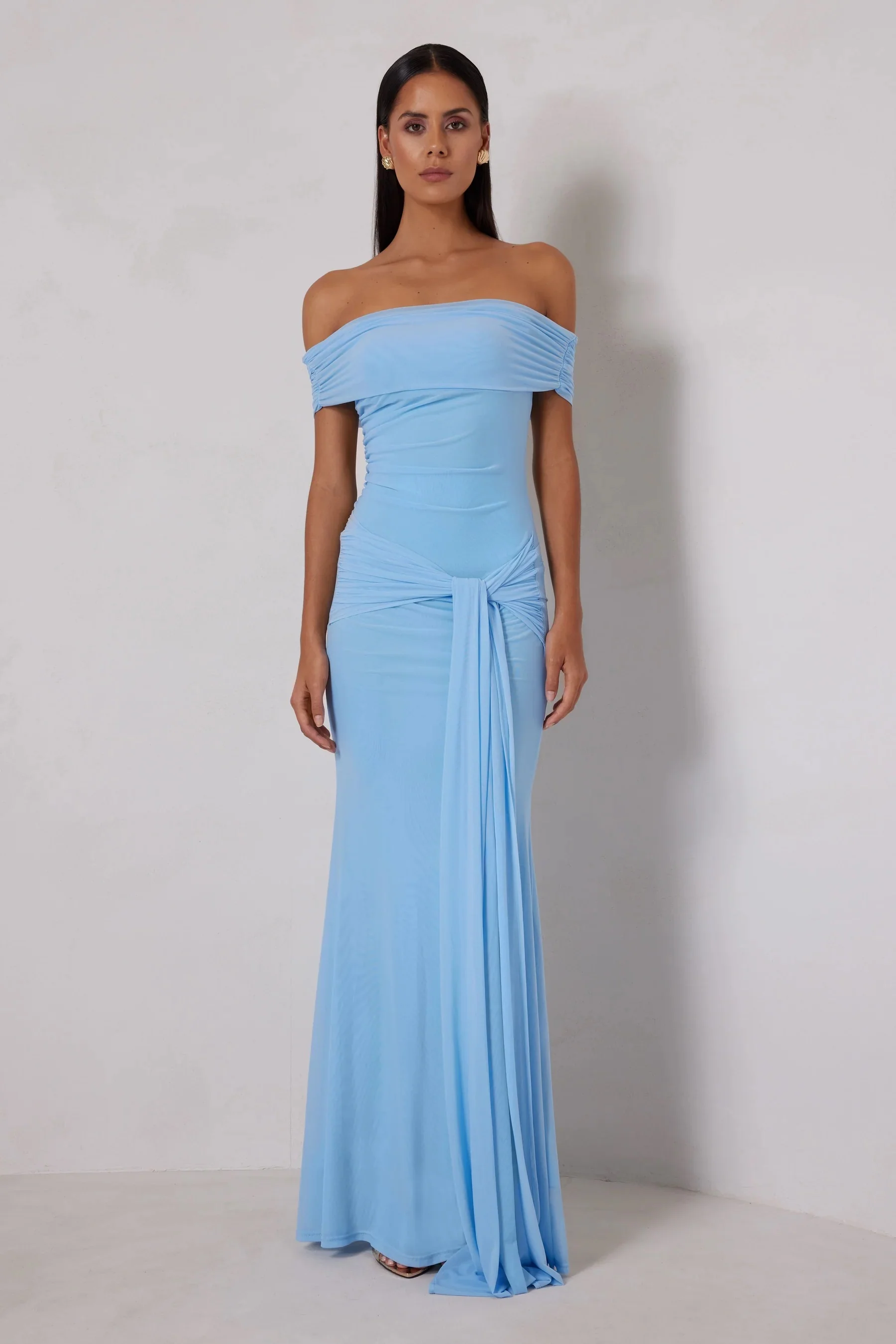 Elle Zeitoune Saylor Dress - Sky Blue