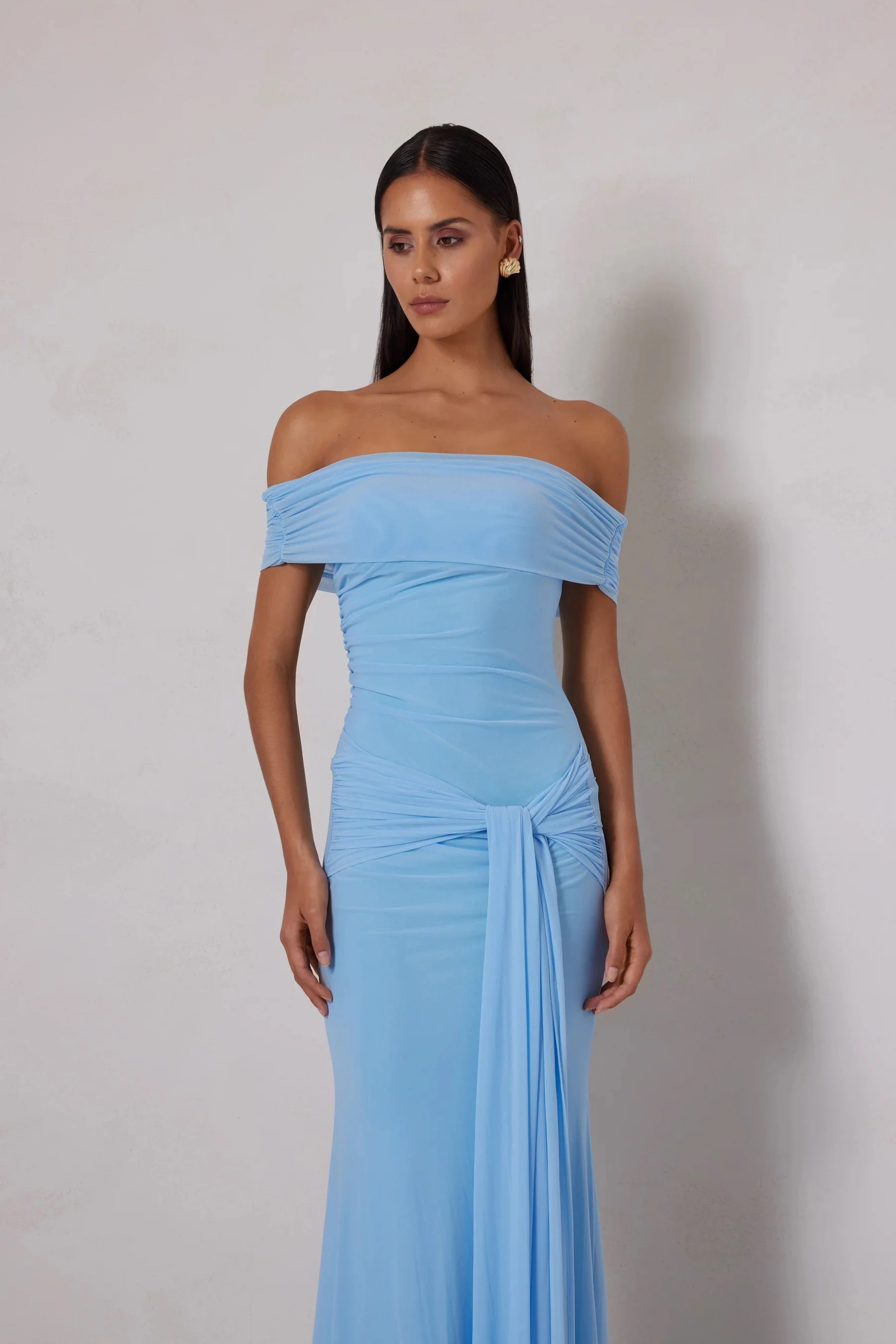Elle Zeitoune Saylor Dress - Sky Blue - Image 5