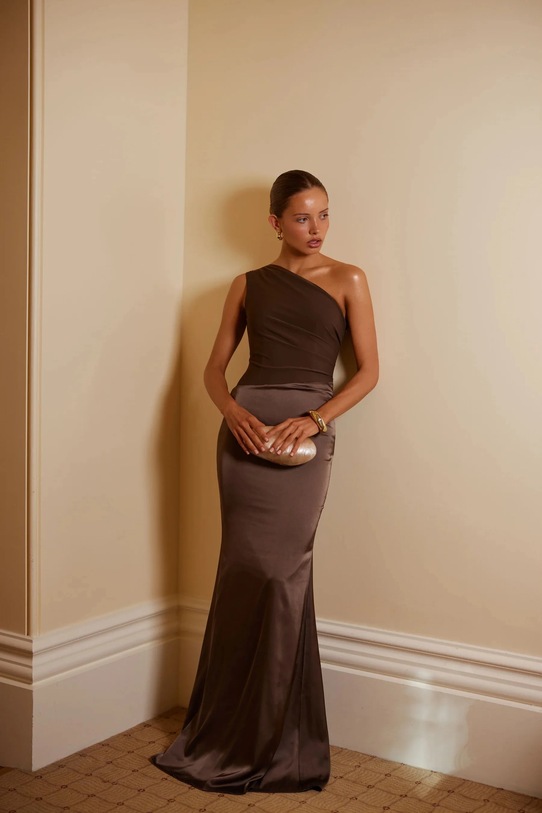 Elle Zeitoune Shay Dress - Espresso - Image 2