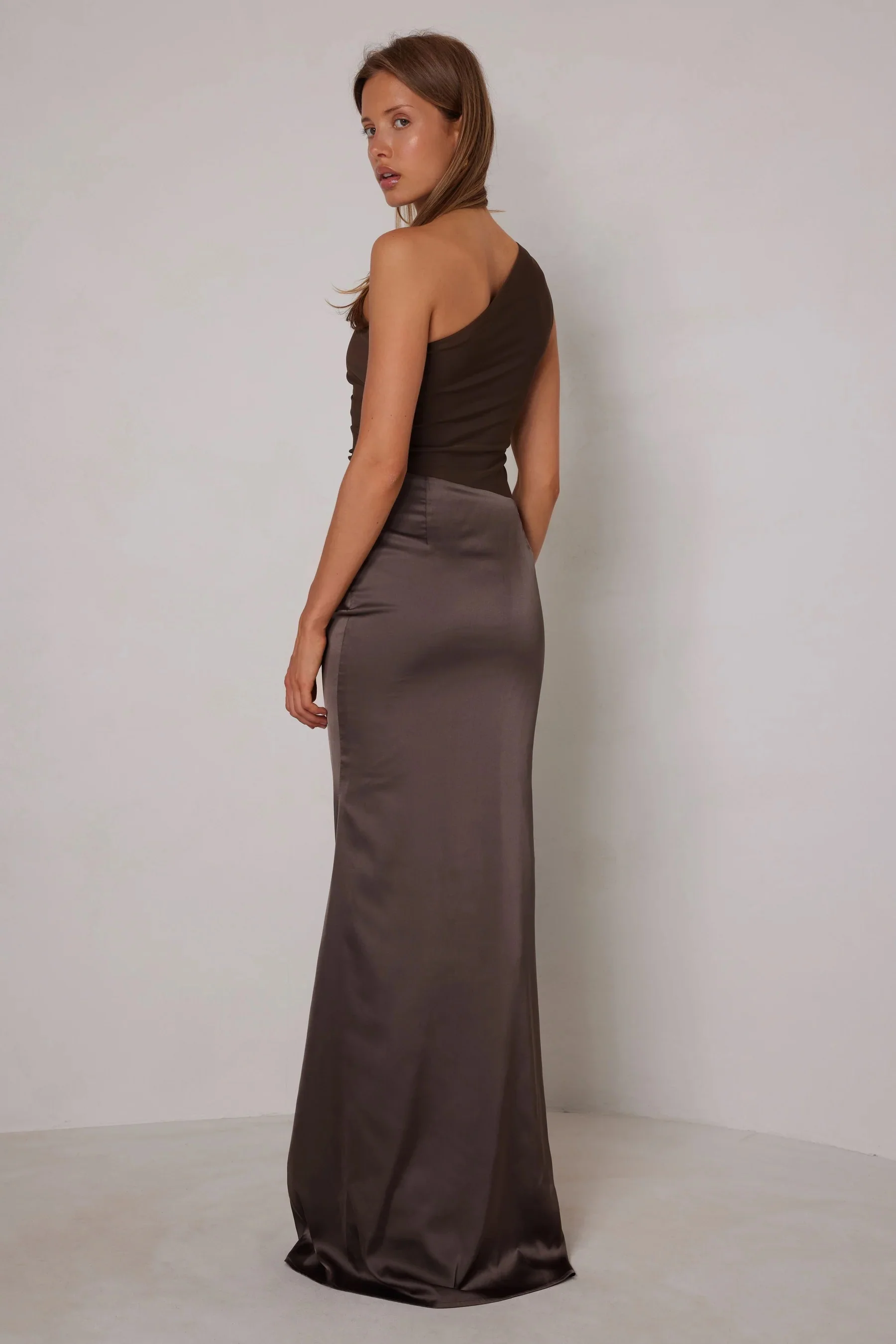 Elle Zeitoune Shay Dress - Espresso - Image 4