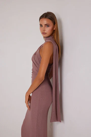 Elle Zeitoune Tara Gown - Dusty Rose - Image 2